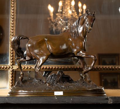 null Pierre-Jules MENE (1810-1879)
Cheval libre n°1
Epreuve en bronze
Signée sur...