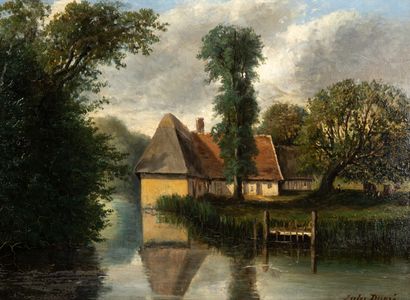 Jules DUPRE (1811-1889)
Le moulin 
panneau...