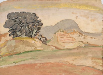 Alfred LOMBARD (1884-1973)
Paysage aux colines
Panneau
41...