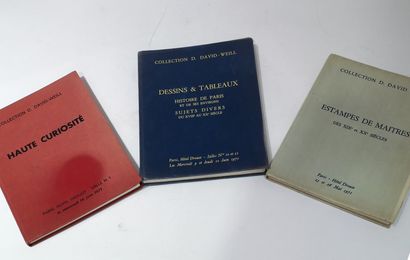 Collection D. David-WEILL
trois catalogues...