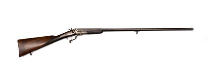 null Small artisanal single-shot rifle caliber 24 (n°7846). Smooth 71.5 cm barrel,...