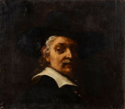 null Ecole hollandaise du XVIIIe siècle
Etude d'après Rembrandt
Toile 55 x 63 cm...