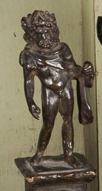 null Statuette en bronze représentant Hercule d?après l?antique. Haut.: 14,5cm