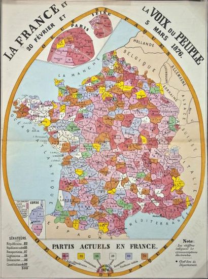 null LA FRANCE ET LA VOIX DU PEUPLE Élections du 20 Février et 5 Mars 1876 - La France,...