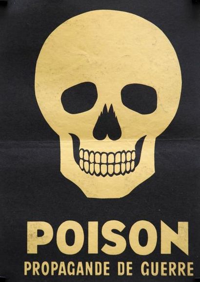 null POISON, propagande de guerre - Affichette (25 x 18) - État A