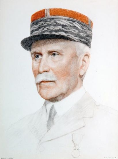 null (Portrait Pétain) - Impr. Braun et Cie - Affiche (40 x 30) - État A