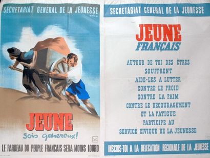 null Éric 1941 - Secrétariat général de la jeunesse - " Jeune, sois généreux !, Le...