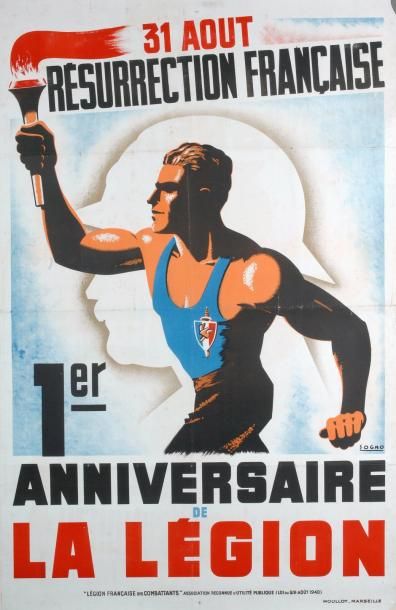 null Sogno - 31 aout 1941, Résurrection française 1er anniversaire de LA LÉGION "...