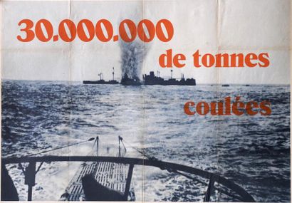 null 30.000.000 de tonnes coulées - Affiche (59 x 84) - État B
