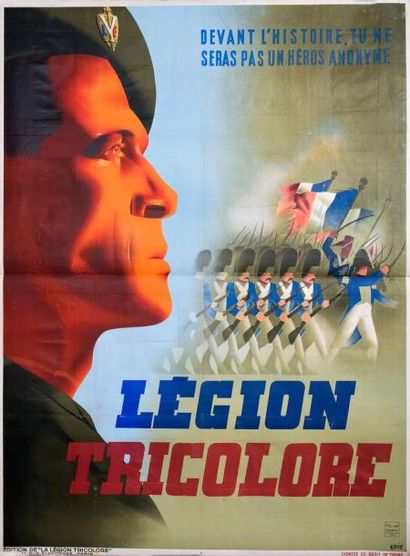 null ÉRIC - LÉGION TRICOLORE - " DEVANT L'HISTOIRE, TU NE SERAS PAS UN HÉROS ANONYME...