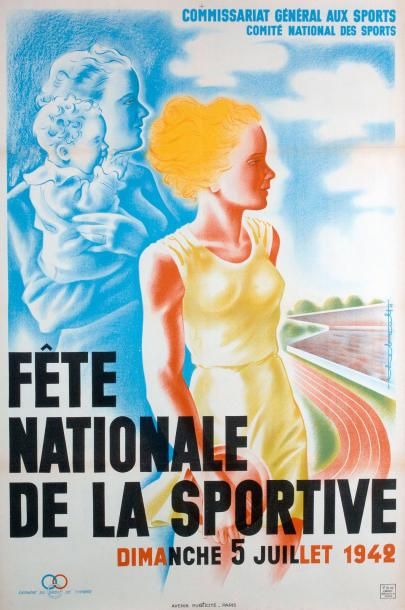 null Thebault 42 - Commissariat général aux sports - Fête Nationale de LA SPORTIVE...