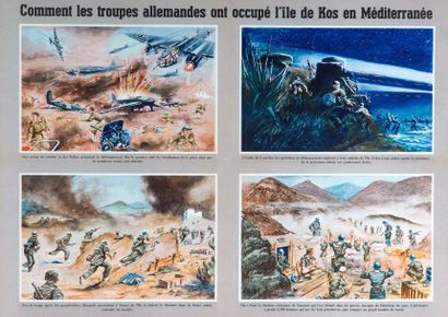 null Comment les troupes allemandes ont occupé l'île de Kos en Méditerranée (1943)...