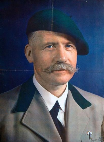 null Draeger (Portrait de Paul-Marie Joseph de LA PORTE DU THEIL - 1884-1976 - Officier...