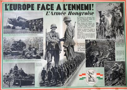 null L'Europe face à l'ennemi, L'ARMÉE HONGROISE - Affiche (60 x 84) - Etat A