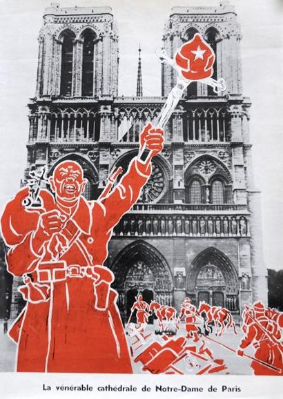 null La vénérable cathédrale de Notre Dame de Paris - Affiche (43 x 31) - État A