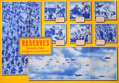 null Réserves, jeunesse d'hier, aviateurs d'aujourd'hui 1944 - Affiche (59 x 84)...