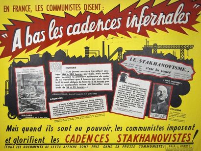 null En France, Les Communistes disent : A Bas les cadences infernales.... Mais quand...