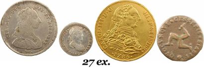 WORLD COINS Lot de 27 monnaies diverses du...