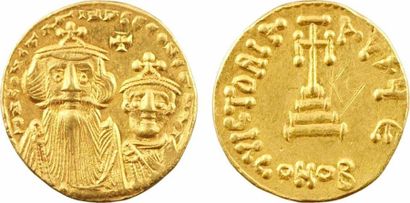 BYZANTINE COINS Constant II, solidus, Constantinople,...