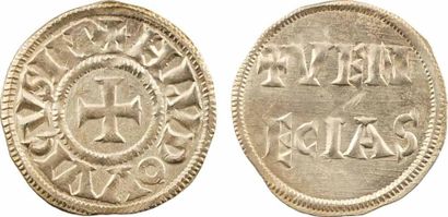 null CAROLINGIAN COINS Louis le Pieux, denier, Venise A/+ H LVDOVVICVS IMP Croix...