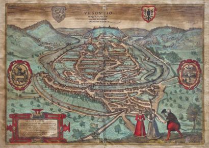 1575 - BESANÇON (DOUBS) - Braun-Hogenberg...