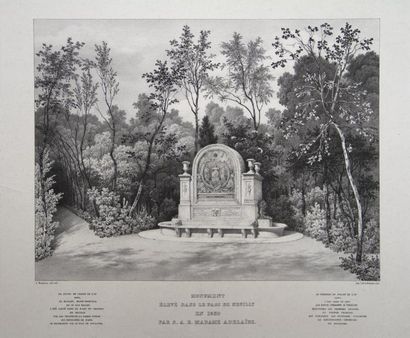 null HAUTS-DE-SEINE (92) - «MONUMENT élevé dans le PARC DE NEUILLY en 1830 par S.A.R....