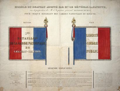  Général Marquis de LA FAYETTE, Héros de la Guerre d'Indépendance Américaine, Député...