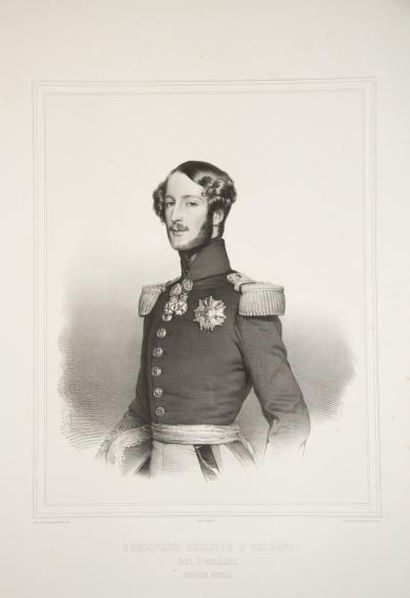 null PORTRAIT de «FERDINAND PHILIPPE D'ORLÉANS, DUC D'ORLÉANS, Prince Royal». 1843....