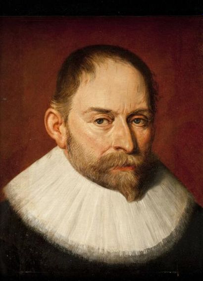 Ecole HOLLANDAISE du XVIIème siècle, suiveur de Frans HALS Portrait d?homme à la...