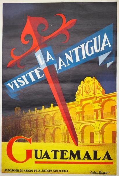 CARLOS RIGALT GUATEMALA - Asociacion de Amigos de la Antigua Guatemala - Imprimé...