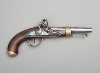 null Pistolet à silex, modèle an XIII

Marque : Manufacture Impériale de Saint Etienne

Bois...