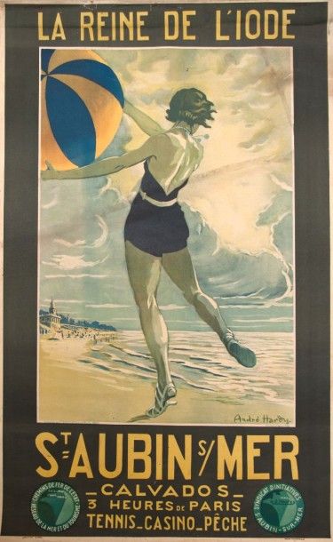 null André HARDY (1887-1986) – Affiche 1936 « LA REINE DE L’IODE. » ST.

AUBIN SUR...