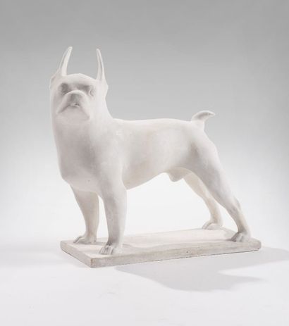 François POMPON (1855-1933) Petit Boston-terrier, 1931 Réduction du plus grand modèle...