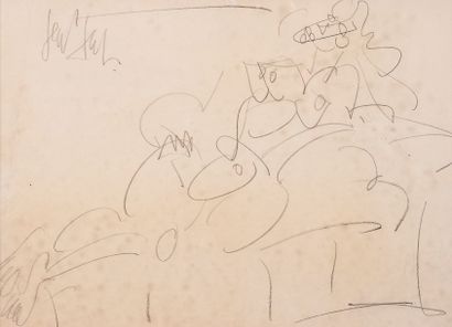 Gen PAUL (1895 1975) Nue Crayon sur papier, signé en haut à gauche 28,5 x 39,3 c...