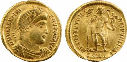 Valentinien Ier, solidus, Nicomédie, 364-367...