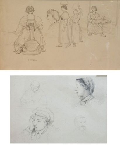 Jules DIDIER (1831-1892) - Etudes de femmes...