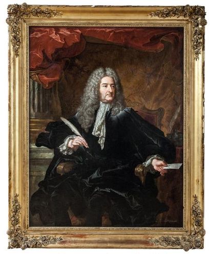 Hyacinthe RIGAUD (1659-1743) et son atelier PORTRAIT DE MICHEL-ROBERT LE PELETIER...