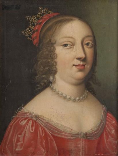 France, circa 1625 PORTRAIT DE NICOLE DE LORRAINE DES COLLECTIONS DU ROI LOUIS-PHILIPPE...