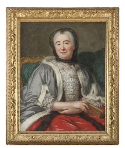 Marianne LOIR (1715-1769) Portrait de Marie...
