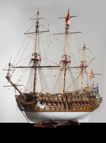 null Le San Felipe a été un des plus beaux bateaux Espagnols du 17ème siècle (1690)....