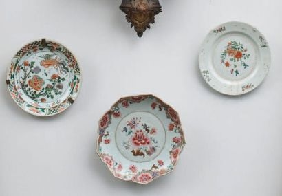 null Ensemble de 31 assiettes en porcelaine. Compagnie des Indes, XVIIIe siècle....