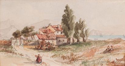 Louis Amable CRAPELET (1822-1867) Louis Amable CRAPELET (1822-1867)

 - Village provençal...