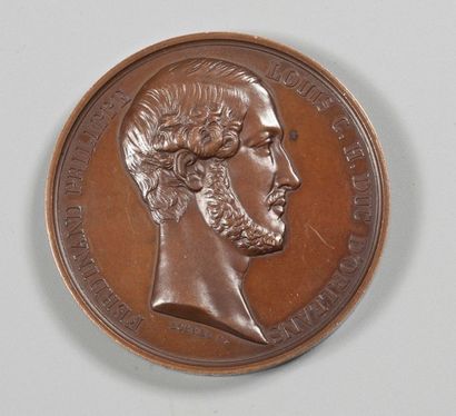BORREL MAURICE, 1845 L’ÉRECTION DE LA CHAPELLE NOTRE-DAME DE LA COMPASSION Médaille...