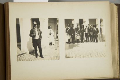 Carlo Sforza (1872-1952) et son entourage ALBUM CONTENANT QUARANTE QUATRE PHOTOGRAPHIES...