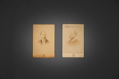 NUMA BLANC FILS, CIRCA 1880 DEUX PORTRAITS DE PHILIPPE VII COMTE DE PARIS Dont une...