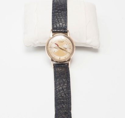 null LeCoultre, Futurmatic : Bracelet montre d'homme des années 1950, le boitier...