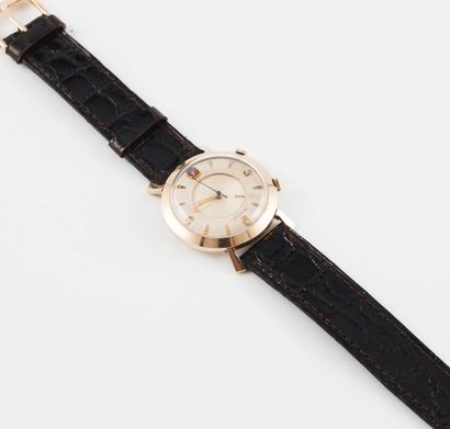 null LeCoultre, Memovox : Bracelet montre d'homme créé dans les années 1950 pour...