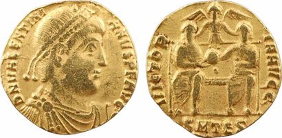 null Valentinien Ier, solidus, Thessalonique, 364 - TB - - Or - 21,5 mm - 3,33 g...