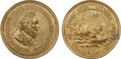 null Pays-Bas, Maurice de Nassau, prise de 2 navires pirates algériens, 1620, fonte...