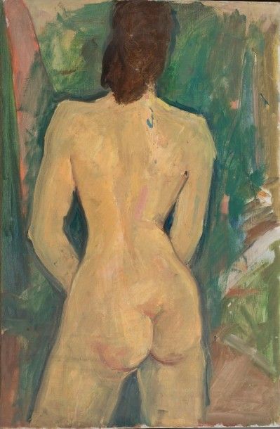 Jean AUREL (1907-1982) Nu de femme Huile sur toile, 80 x 54 cm